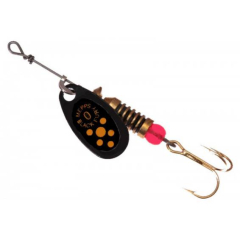 Mepps BLACK FURY-0 2g Black/Yellow Dots