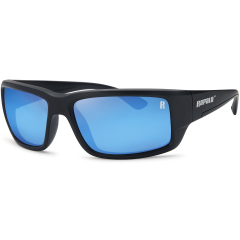 Sunglasses Amberjack Matte Black Blue Mirror