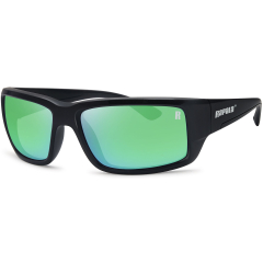 Sunglasses Amberjack Matte Blacke Green Mirror