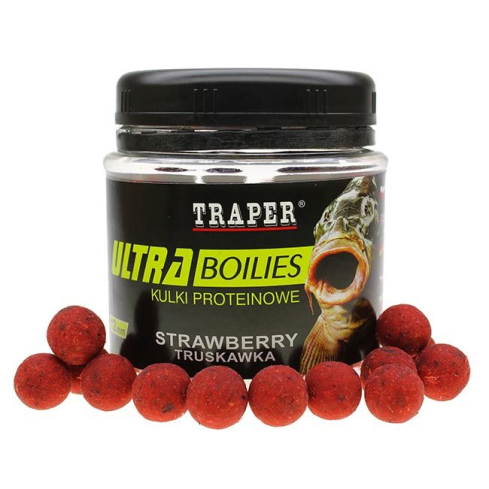 TRAPER Ultra Boilies Strawberry 12mm 100g