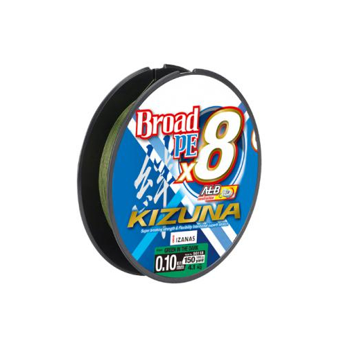 Kalastusnöör Kizuna PE X8 Dark Green 0,15mm 135m