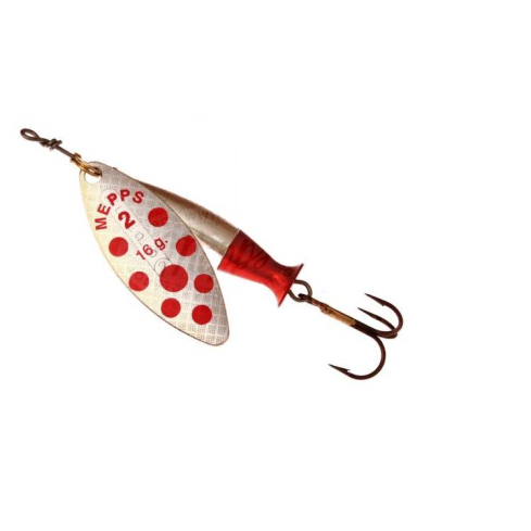 Mepps AGLIA LONG HEAVY-2 16g Silver-Silver/Red