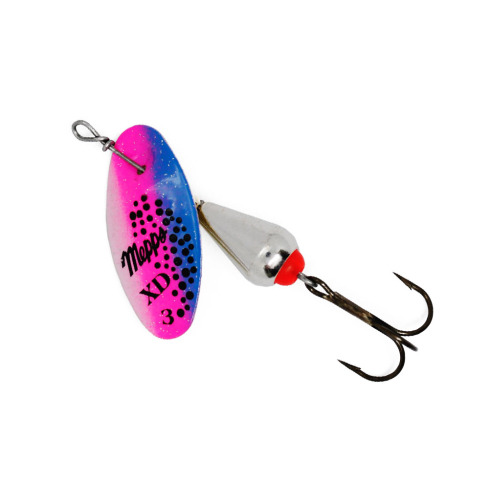 Mepps XD TRI FLUO-3 7,0g Rainbo/Silver