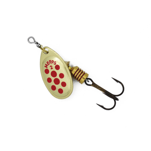Mepps AGLIA DECOREE-2 4,5g Gold/Red Dots