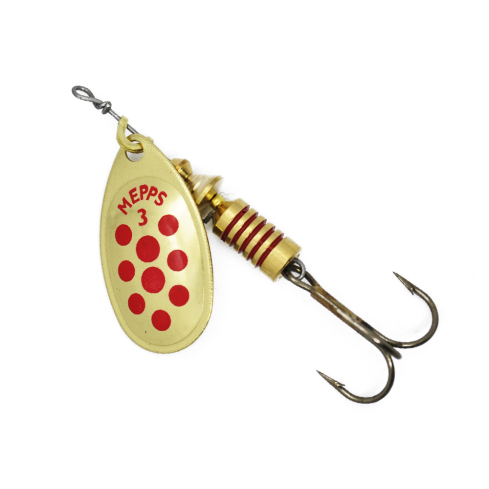 Mepps AGLIA DECOREE-3 6,5g Gold/Red Dots
