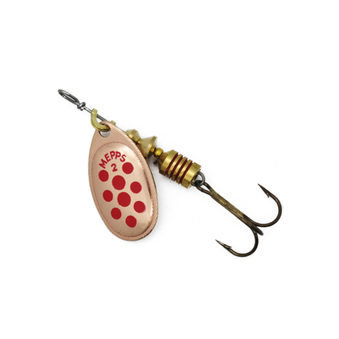 Mepps AGLIA DECOREE-2 4,5g Copper/Red Dots