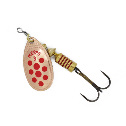 Mepps AGLIA DECOREE-3 6,5g Copper/Red Dots