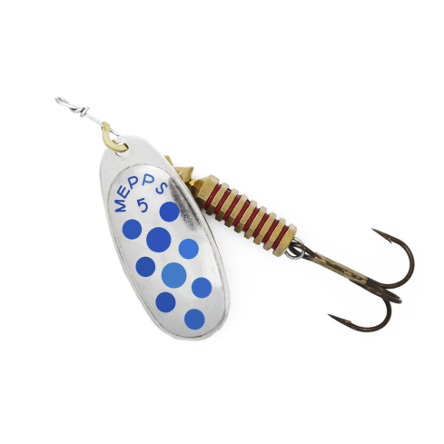 Mepps COMET-5 11,0g Silver/Blue Dots