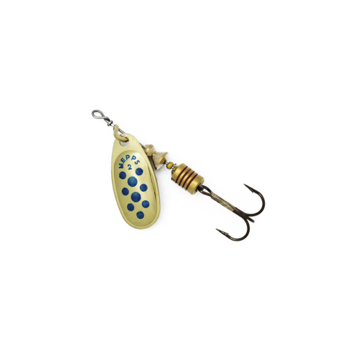 Mepps COMET-2 4,5g Gold/Blue Dots