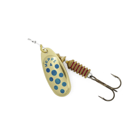 Mepps COMET-4 8,0g Gold/Blue Dots