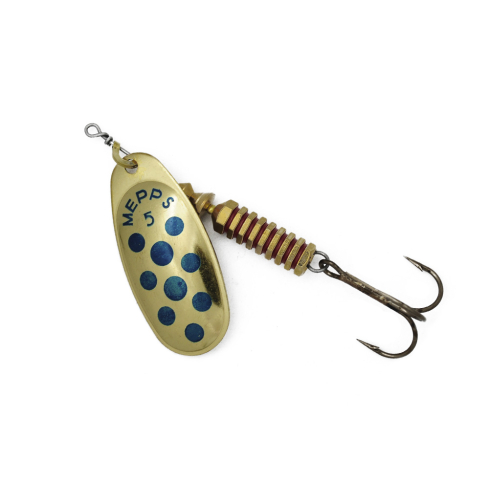 Mepps COMET-5 11,0g Gold/Blue Dots