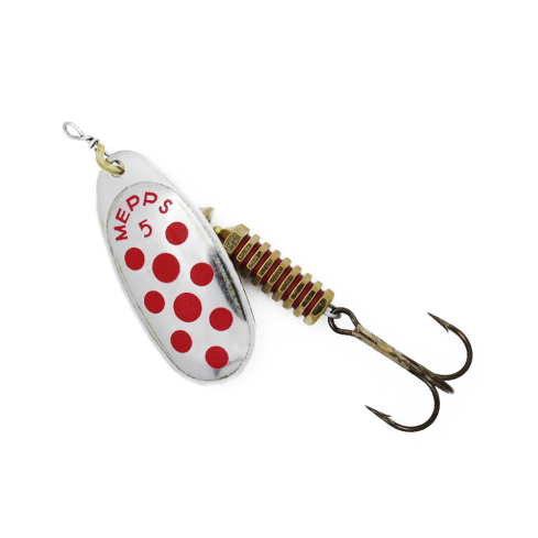 Mepps COMET-5 11,0g Silver/Red Dots