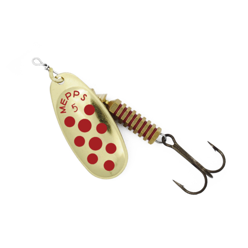 Mepps COMET-5 11,0g Gold/Red Dots