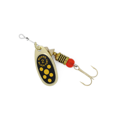 Mepps BLACK FURY-2 4,5g Gold/Yellow Dots