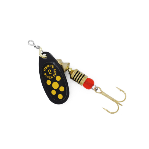 Mepps BLACK FURY-2 4,5g Black/Yellow Dots