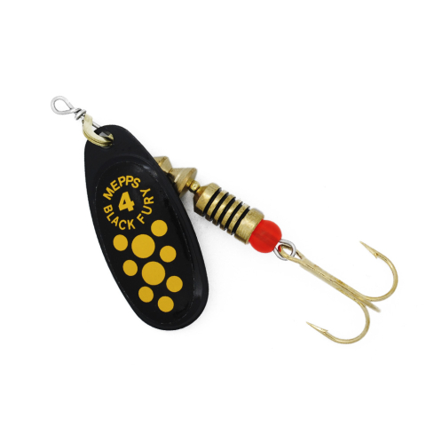 Mepps BLACK FURY-4 8,0g Black/Yellow Dots