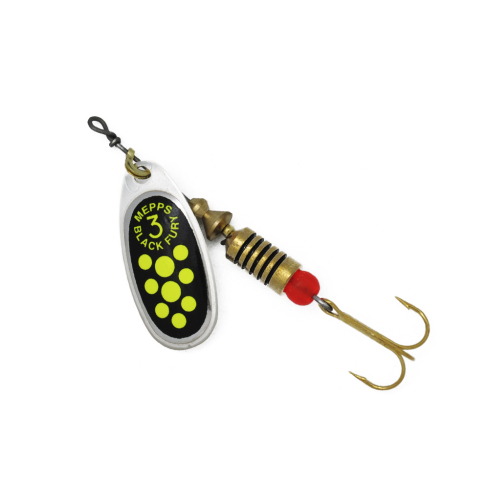 Mepps BLACK FURY-3 6,5g Silver/Chartreuse Dots