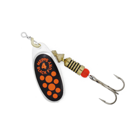 Mepps BLACK FURY-4 8,0g Silver/Orange Dots