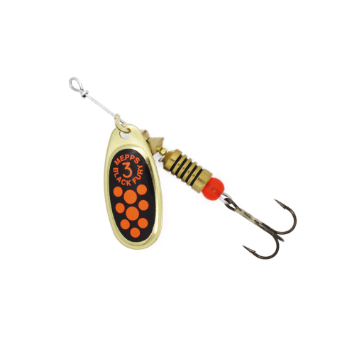 Mepps BLACK FURY-3 6,5g Gold/Orange Dots