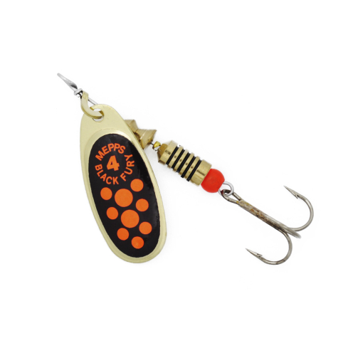 Mepps BLACK FURY-4 8,0g Gold/Orange Dots