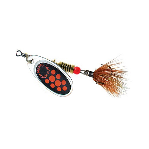 Mepps BLACK FURY MOUCHE-3 6,5g Silver/Orange Dots