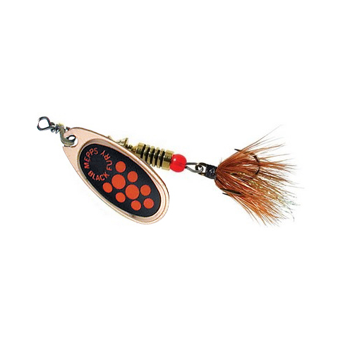 Mepps BLACK FURY MOUCHE-4 8,0g Copper/Orange Dots