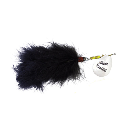 Mepps Giant Marabou 40g Silver/Black tail