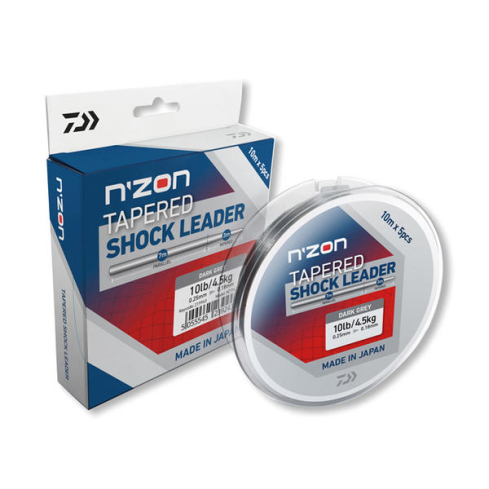 Daiwa N´ZON tapered shock leader 10m 0.18-0.25mm 5pcs