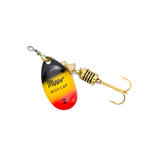Mepps AGLIA FURIA-2 4,5g Black/Yellow/Red