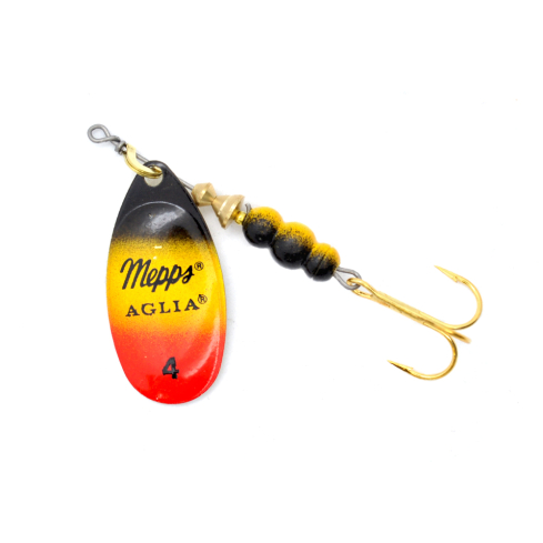 Mepps AGLIA FURIA-4 9g Black/Yellow/Red