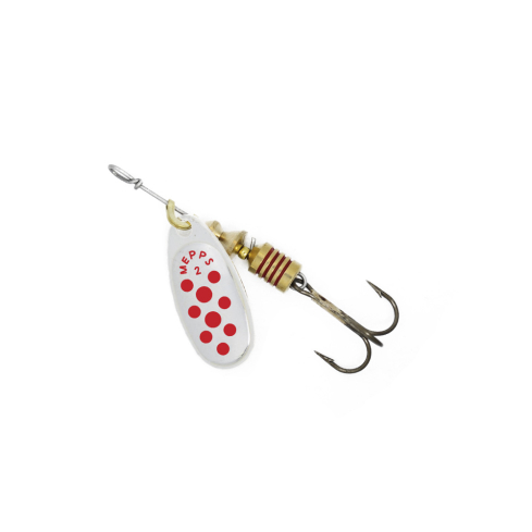 Mepps COMET-2 4,5g Silver/Red Dots