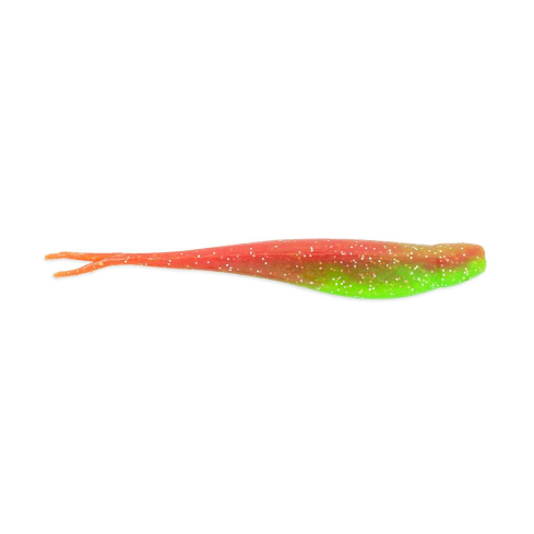 Soft lure Z-Man SCENTED JERK SHADZ 4" Nuked Chicken Glow 5pcs