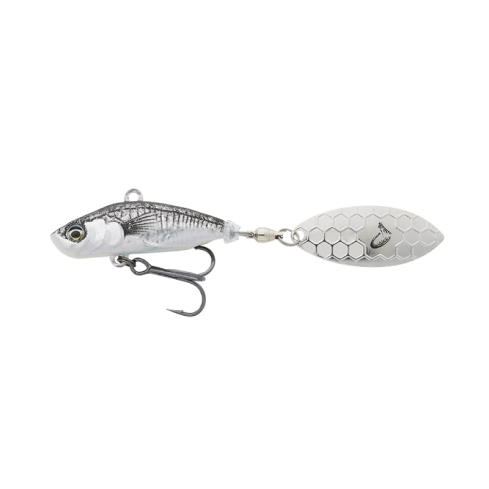 SavageGear 3D Sticklebait Tailspin 6.5cm/9g/1-3m Black Silver