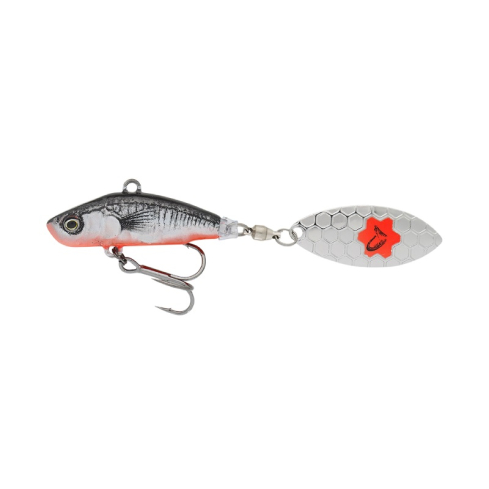 SavageGear 3D Sticklebait Tailspin 7.3cm/13g/2-4m Black Red