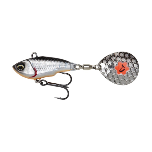 SavageGear Fat Tail Spin 8cm/24g/2-6m Dirty Silver