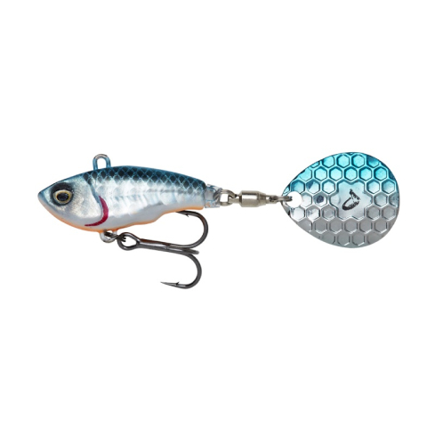 SavageGear Fat Tail Spin 8cm/24g/2-6m Blue Silver