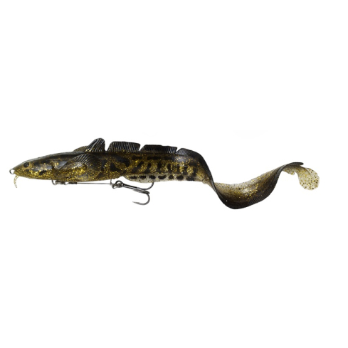 SavageGear 3D Burbot Shallow 25cm/70g/1-2m Gold Burbot UV