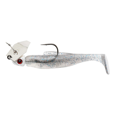 Chatterbait DIEZEL 1/4 oz/7g Smoky Shad (Silver blade/White head)