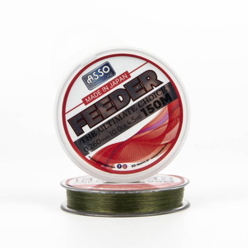 Fishing line ASSO Feeder 150m 0.218mm/3.6kg green