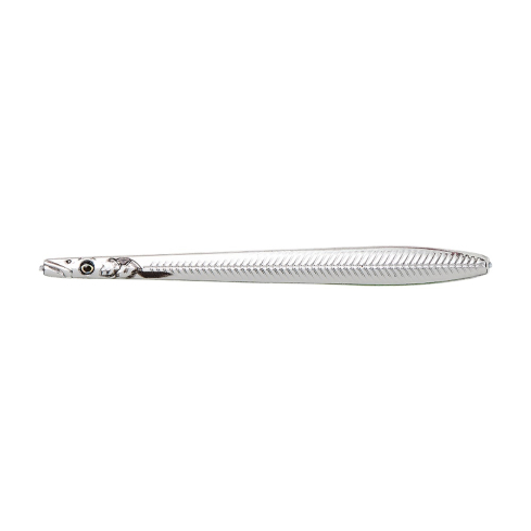 SavageGear Line Thru Sandeel Nail 10cm/16g/0-1m Silver Plating