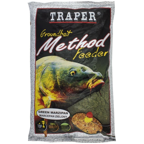 TRAPER Method Feeder Martsipan roheline 750g