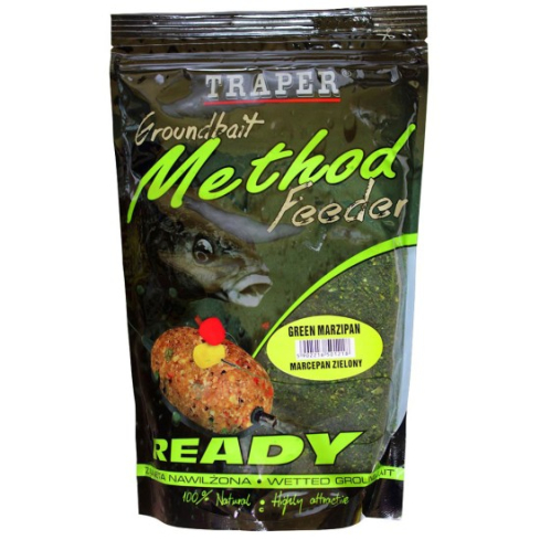 TRAPER Method Feeder Ready Martsipan roheline 750g