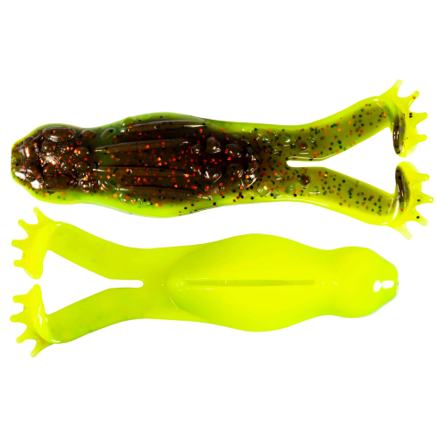Soft lure Z-Man GOAT ToadZ 4" Coppertreuse 3pcs