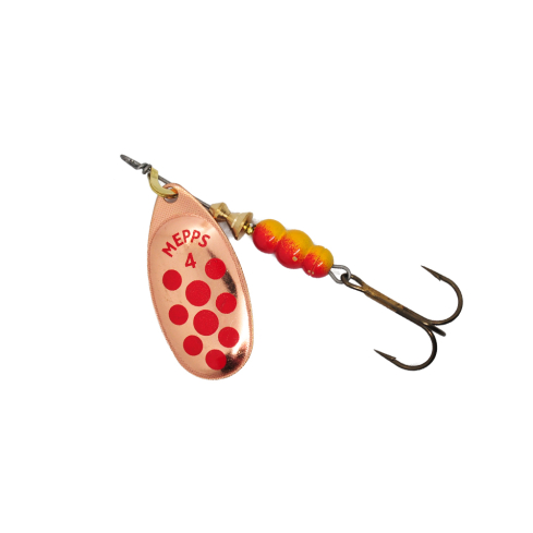 Mepps AGLIA DECOREE-4 9,0g Copper/Red Dots