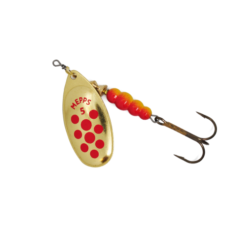 Mepps AGLIA DECOREE-5 13,0g Gold/Red Dots
