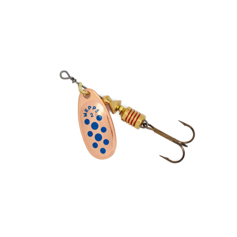 Mepps COMET-2 4,5g Copper/Blue Dots