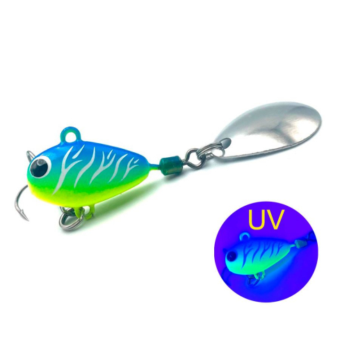 Tail Spinner HURRICANE 10g Ice Tiger