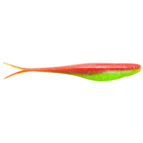 Soft lure Z-Man SCENTED JERK SHADZ 6" Nuked Chicken Glow 4pcs