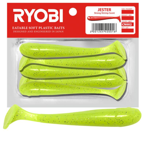 Soft lure Scented Ryobi Jester 75mm CN002 5pcs