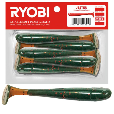 Soft lure Scented Ryobi Jester 75mm CN003 5pcs